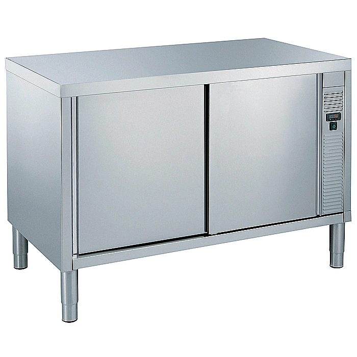 Preparazione Statica EB Line<br>Tavolo armadiato caldo da 1400 mm