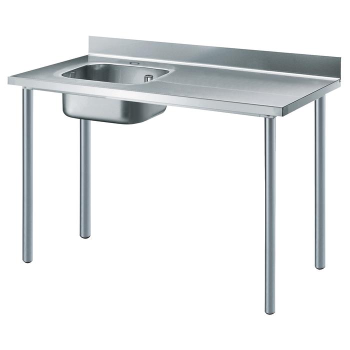 Preparación Premium<br>Mesa trabajo, seno izda+alzat, 1400 mm