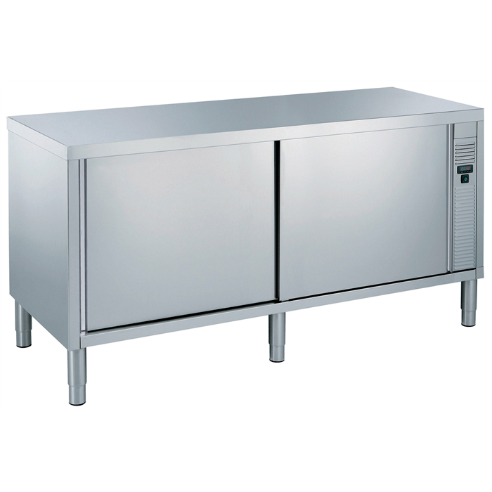 Standard Preparation<br>1800 mm Ventilated Hot Cupboard with Shelf & Sliding Doors