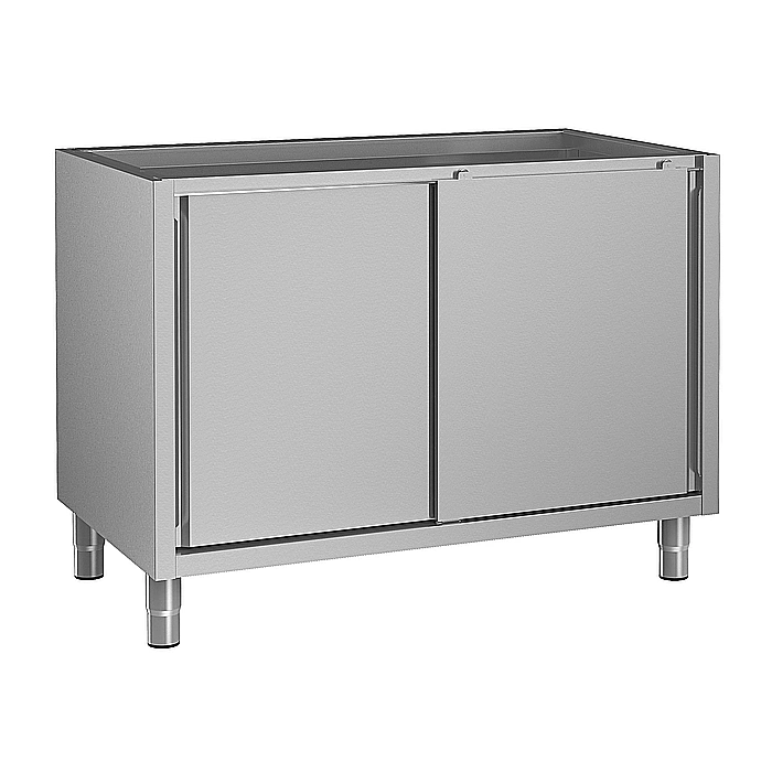 Preparazione Statica Standard<br>Vano armadiato senza top con 2 porte scorrevoli, 1200 mm