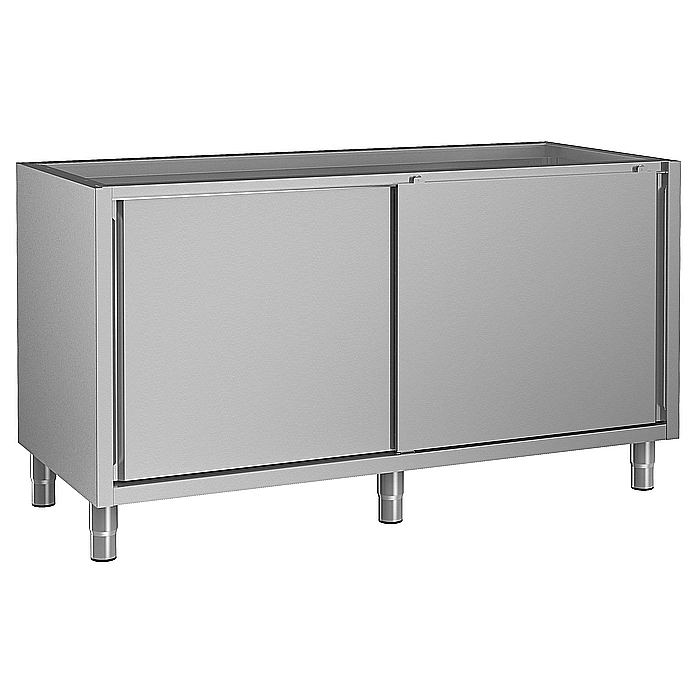 Preparazione Statica Standard<br>Vano armadiato senza top con 2 porte scorrevoli, 1600 mm