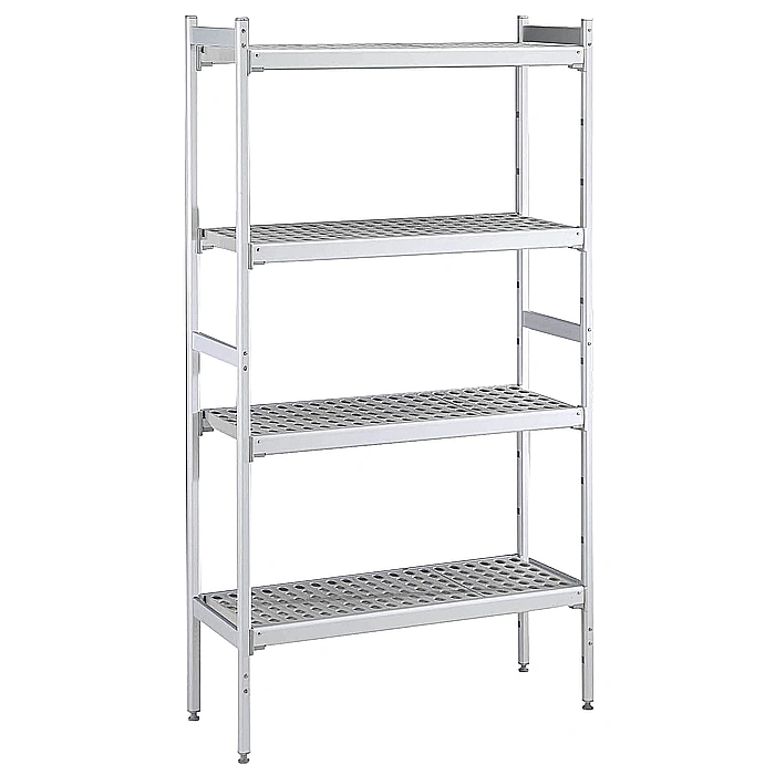 Preparazione Statica<br>Scaffale in alluminio 373x1606x1700H mm