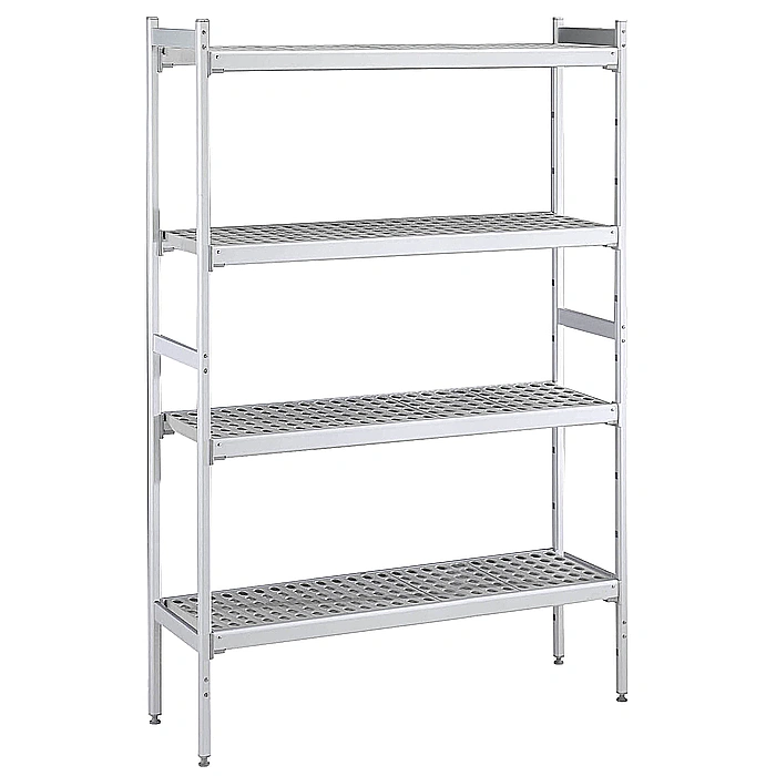 Preparazione Statica<br>Scaffale in alluminio 373x1960x1700H mm