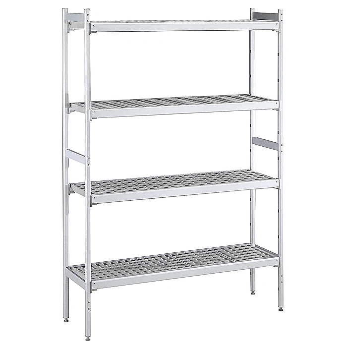 Preparazione Statica<br>Scaffale in alluminio 373x2048x1700H mm