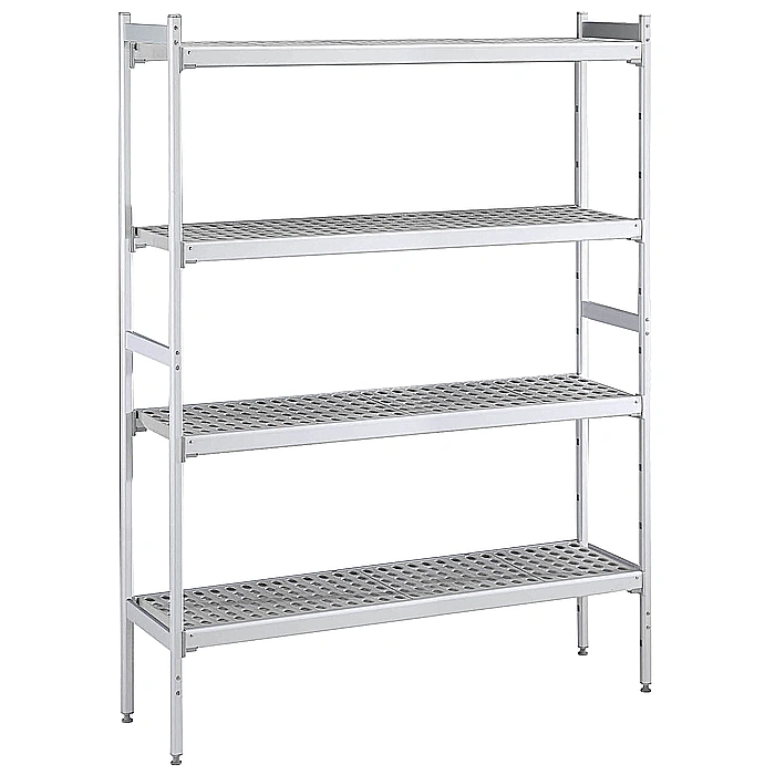 Preparazione Statica<br>Scaffale in alluminio 373x2224x1700H mm