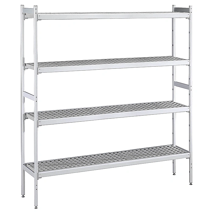 Preparazione Statica<br>Scaffale in alluminio 373x2760x1700H mm