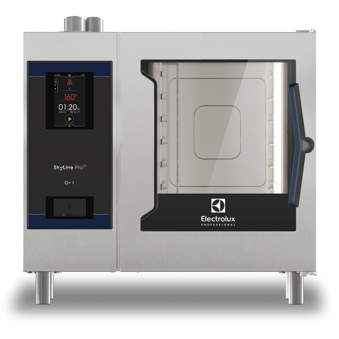 SkyLine ProS<br>FORNO SKYLINE PROS EVOLUTION 6 GN 1/1 - ELETTRICO - TRIPLO VETRO - CERNIERA A SINISTRA