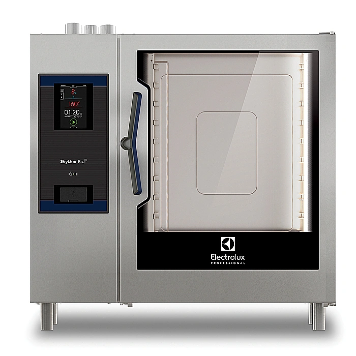 SkyLine ProS<br>Forno digitale con iniettore di vapore, gas 10 GN 2/1