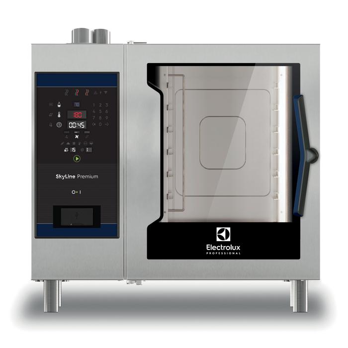 SkyLine Premium<br>FORNO SKYLINE PREMIUM EVOLUTION 6 GN 1/1 - ELETTRICO - BOILER AISI 316L - TRIPLO VETRO - CERNIERA A SINISTRA