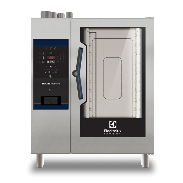 SkyLine Premium<br>Forno digitale con boiler, gas 10 GN 1/1