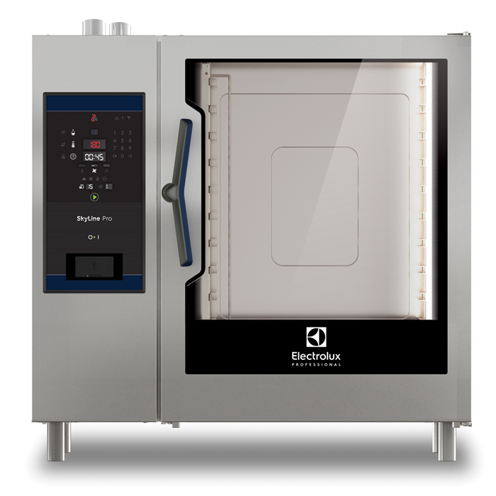 SkyLine Pro<br>Forno digitale con iniettore di vapore, elettrico 10 GN 2/1