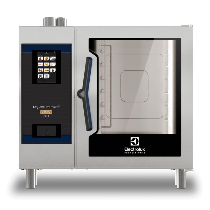 SkyLine PremiumS<br>FORNO SKYLINE PREMIUMS EVOLUTION 5 TEGLIE 600X400MM - ELETTRICO - BOILER AISI 316L - TRIPLO VETRO - BAKERY