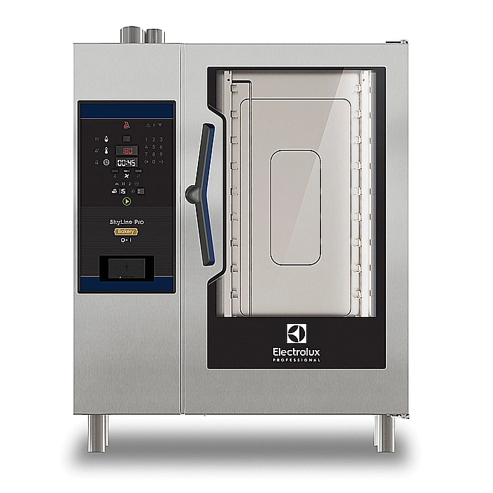 SkyLine Pro<br>Forno Bakery digitale con iniettore di vapore, elettrico 8 teglie 400x600mm