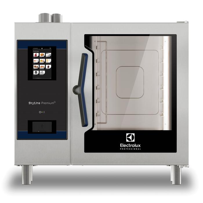 SkyLine PremiumS<br>FORNO SKYLINE PREMIUMS EVOLUTION 6 GN 1/1 - ELETTRICO - BOILER AISI 316L - TRIPLO VETRO