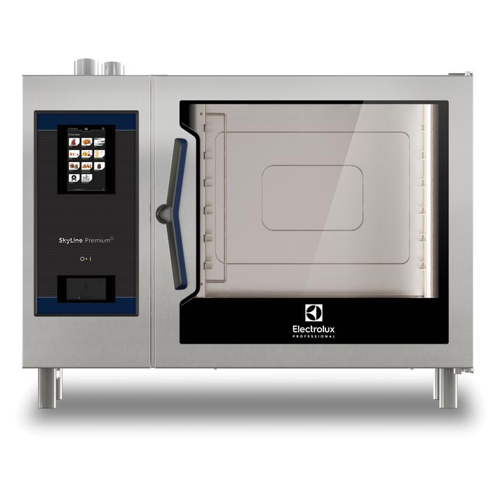SkyLine PremiumS<br>FORNO SKYLINE PREMIUMS EVOLUTION 6 GN 2/1 - ELETTRICO - BOILER AISI 316L - TRIPLO VETRO
