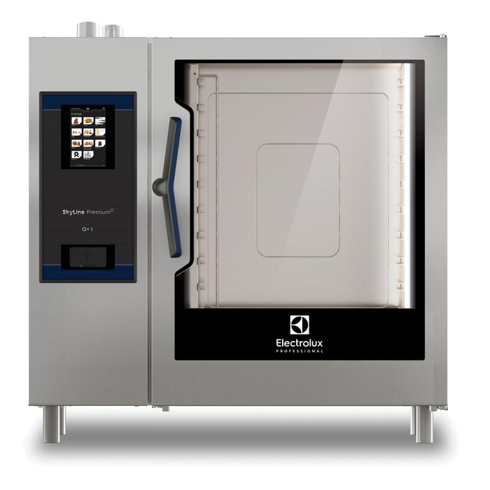 SkyLine PremiumS<br>FORNO SKYLINE PREMIUMS EVOLUTION 10 GN 2/1 - ELETTRICO - BOILER AISI 316L - TRIPLO VETRO