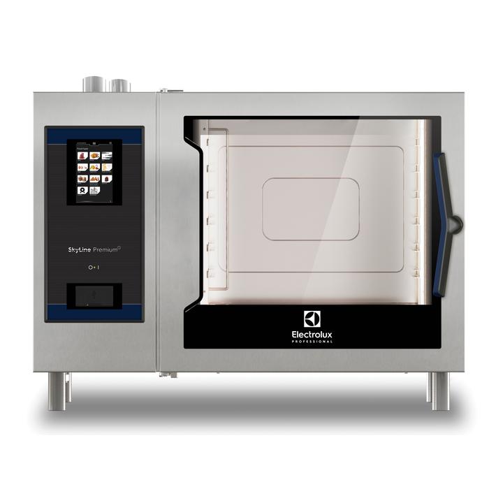 SkyLine PremiumS<br>FORNO SKYLINE PREMIUMS EVOLUTION 6 GN 2/1 - GAS - TRIPLO VETRO - CERNIERA A SINISTRA