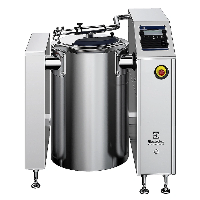 High Productivity Cooking<br>Kokgryta SMART el. 50L för installation på ben. Utan omrörare. 600 mm tipphöjd.inkl. flödesmätare och nivåkontroll