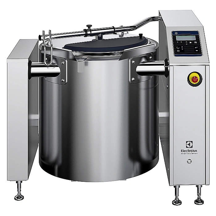 High Productivity Cooking<br>Kokgryta el. 150L Promix för installation på ben inkl. Mattempgivare, nivåkontroll och flödesmätare. 600 mm tipphöjd