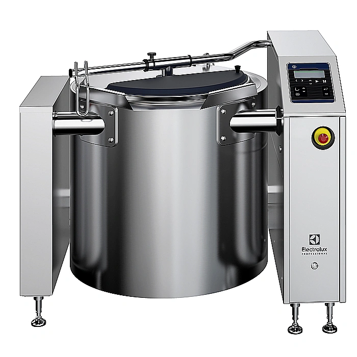 High Productivity Cooking<br>Kokgryta el. 200L Promix för installation på ben inkl. Mattempgivare, nivåkontroll och flödesmätare. 600 mm tipphöjd