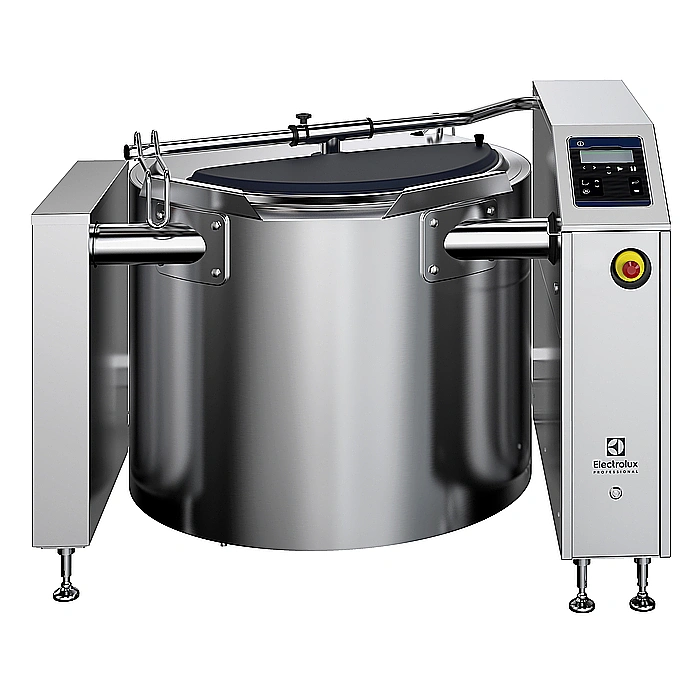High Productivity Cooking<br>Kokgryta el. 300L Promix för installation på ben inkl. Mattempgivare, nivåkontroll och flödesmätare. 600 mm tipphöjd