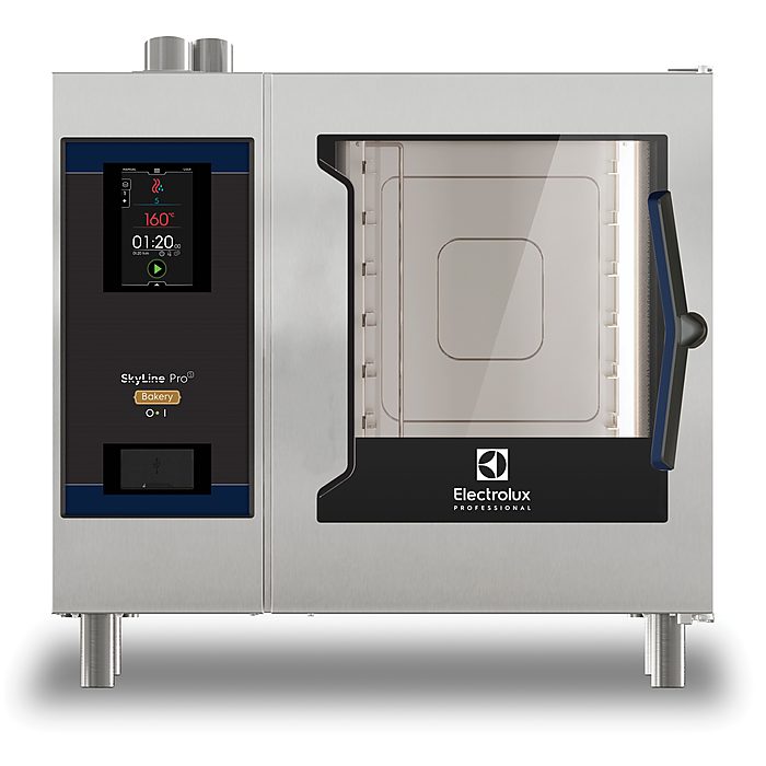 SkyLine ProS<br>FORNO SKYLINE PROS EVOLUTION 5 TEGLIE 600X400MM - ELETTRICO - TRIPLO VETRO - CERNIERA A SINISTRA - BAKERY