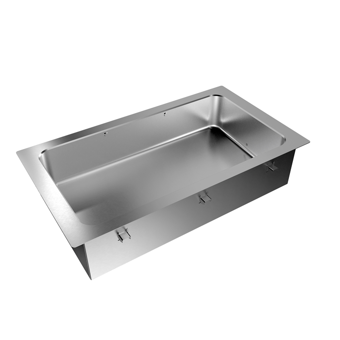 Drop-In<br>Drop-in bain-marie, with one well (3 GN container capacity)