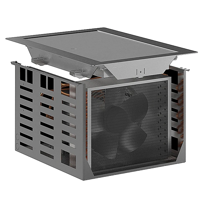 Drop-in<br>Piano refrigerato da incasso in quarzo per 1 bacinella GN
