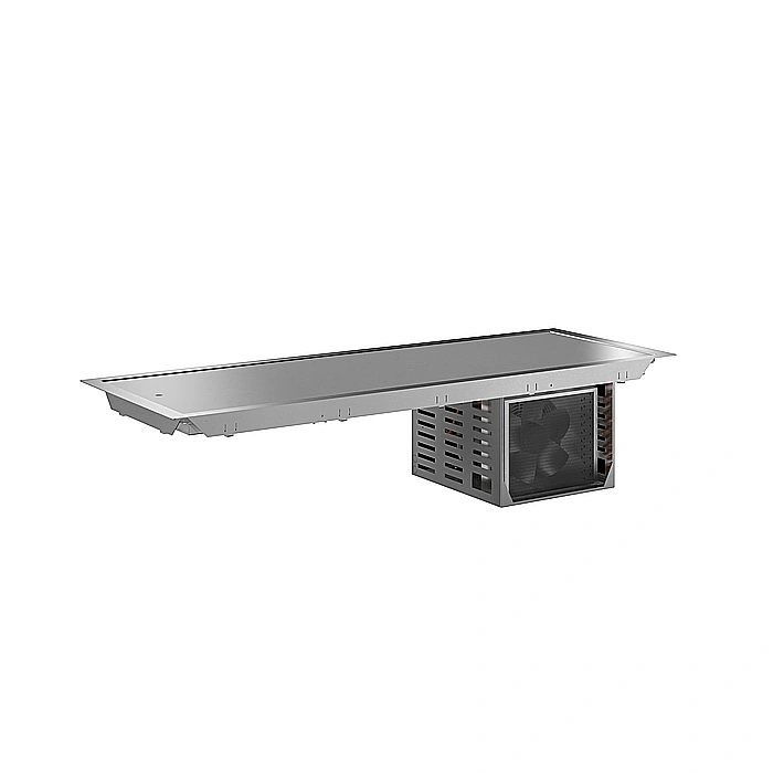 Drop-in<br>Piano refrigerato da incasso in quarzo per 5 bacinelle GN