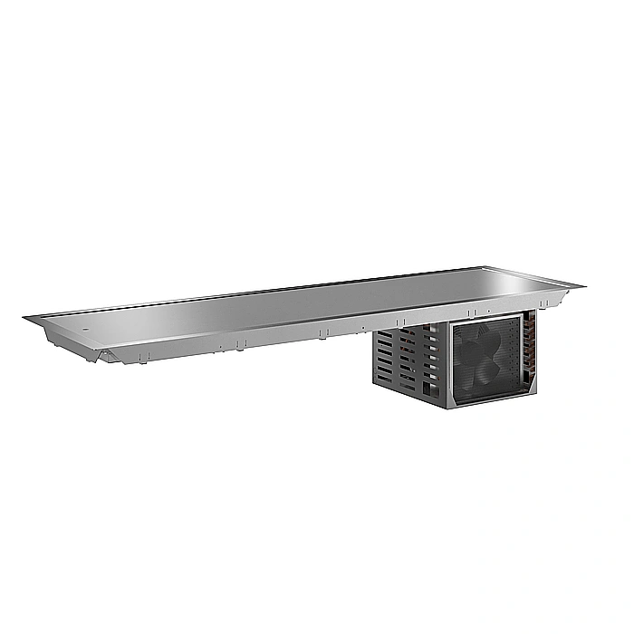 Drop-in<br>Piano refrigerato da incasso in quarzo per 6 bacinelle GN