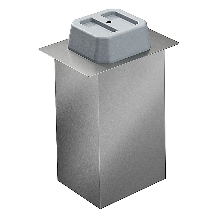 Drop-in<br>Distributore piatti da incasso monocilindro riscaldato, diametro piatto 180-240 mm
