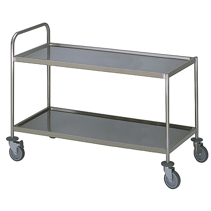 Matdistributionsystem<br>Bordvagn. 2 hyllplan (925x625mm). 1 handtag