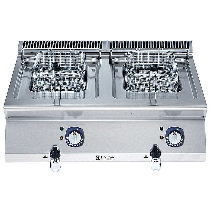 Gamma cottura modulare<br>700XP Friggitrice elettrica top 7+7 litri - 2 vasche