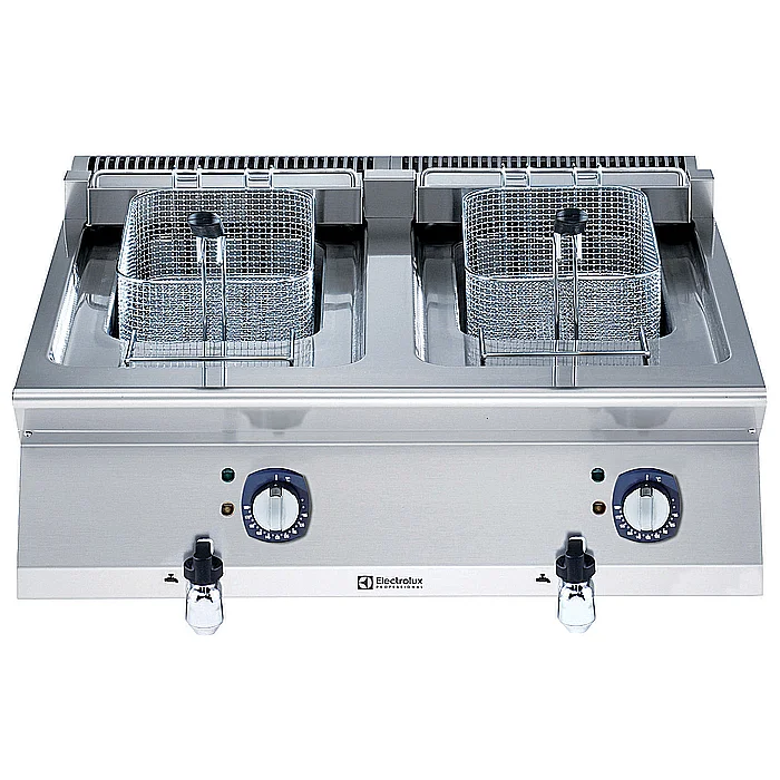 Gamma cottura modulare<br>700XP Friggitrice elettrica top 12+12 litri - 2 vasche
