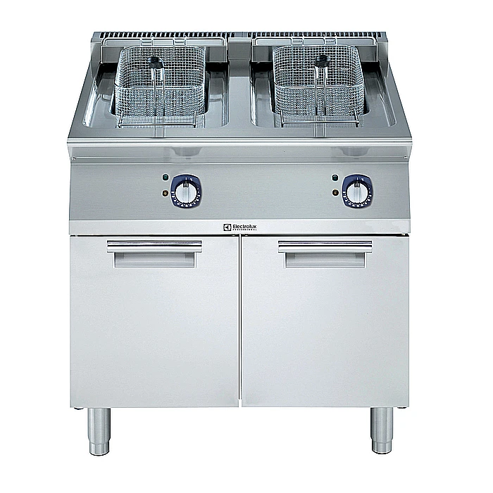 Gamma cottura modulare<br>700XP  Friggitrice monoblocco elettrica 14+14 litri - 2 vasche