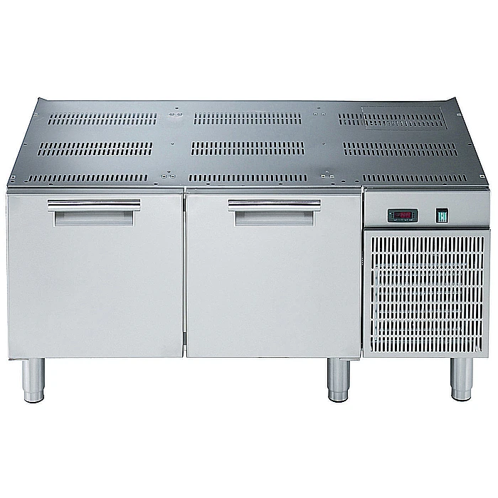 Gamma cottura modulare<br>Base freezer con 2 cassetti GN 1/1, -15-20°C, da 1200 mm, 60 Hz, gas R290