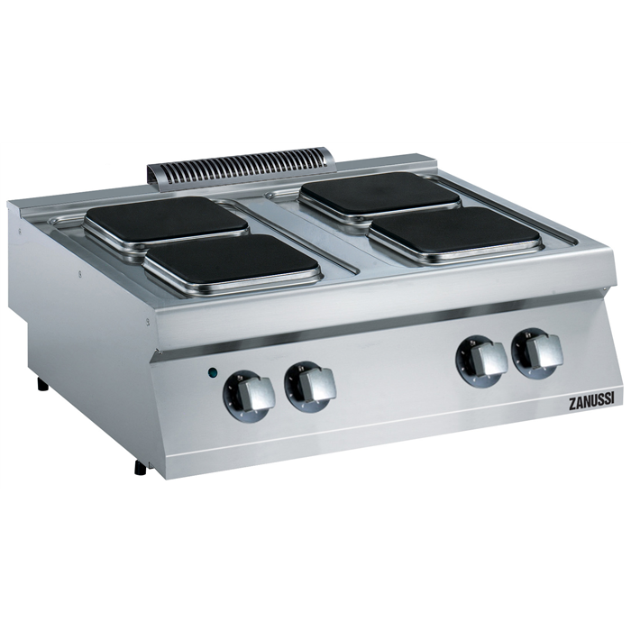 Modular Cooking Range Line<br>EVO700 4-Hot Square Plates Electric Boiling Top Range