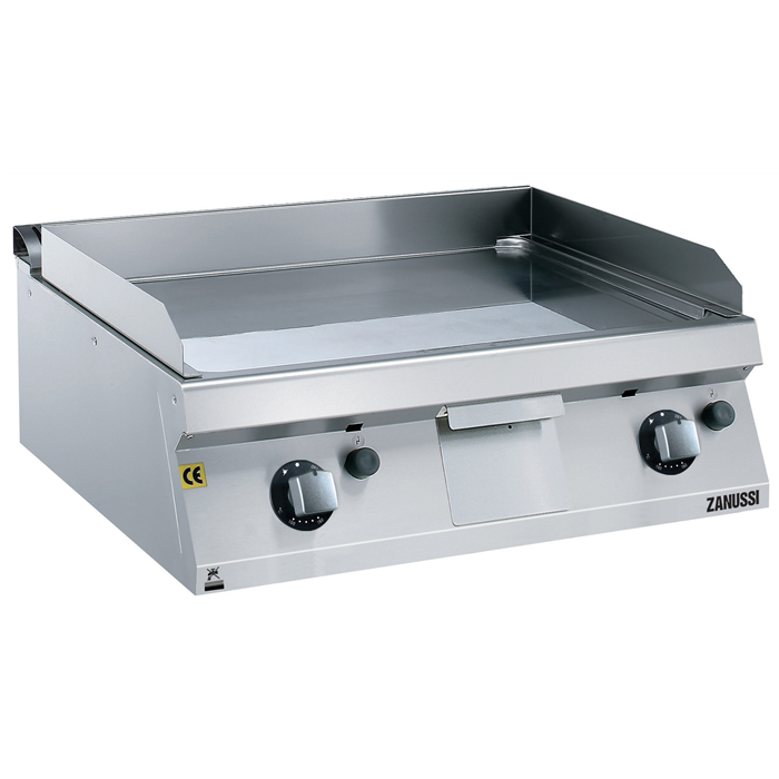 Modular Cooking Range Line<br>EVO700 Full Module Gas Fry Top, Smooth Polished Chrome Plate