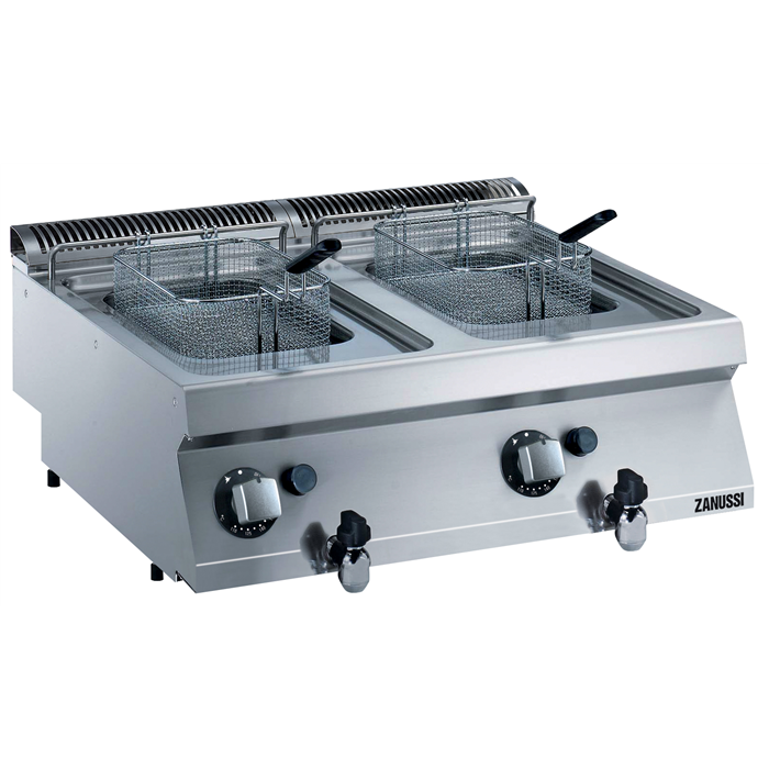 Modular Cooking Range Line<br>EVO700 Two Wells Gas Fryer Top 7 liter
