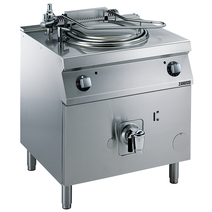 Gamma cottura modulare<br>EVO700 Pentola a gas 60 l, riscaldamento indiretto, pressostato e riempimento automatico