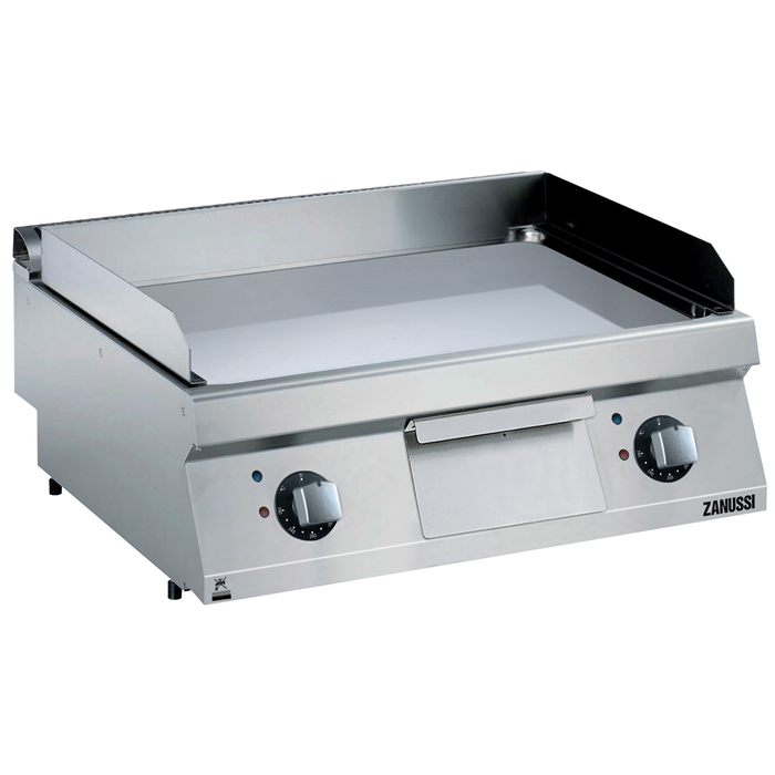 Modular Cooking Range Line<br>EVO700 Full Module Electric Fry Top, Smooth Polished Chrome Plate