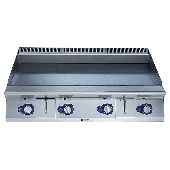Gamma cottura modulare<br>Fry top a gas HP con piastra larga liscia e orizzontale