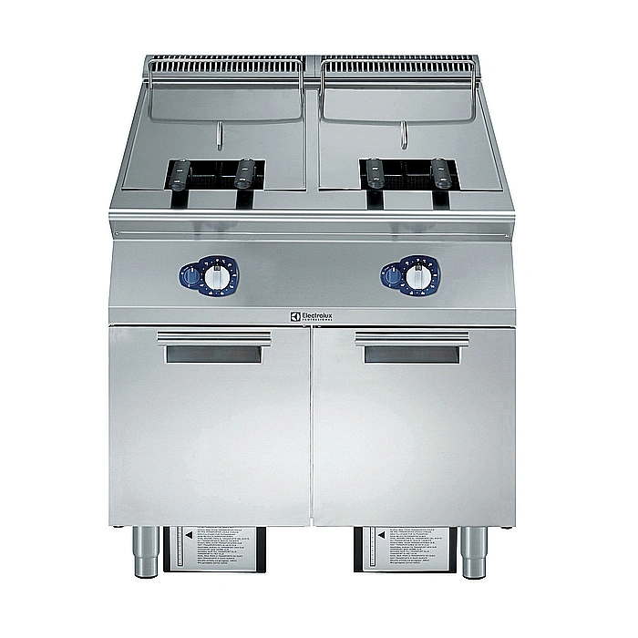 Gamma cottura modulare<br>900XP Friggitrice a gas, 23+23 litri, con 2 vasche