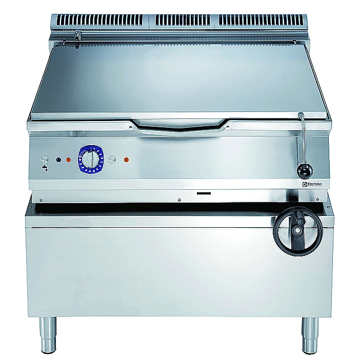 Gamma cottura modulare<br>900XP Brasiera a gas 100 litri fondo in Duomat