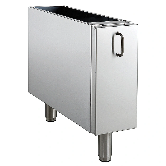 Gamma cottura modulare<br>900XP Base neutra 1/4 modulo con cassetto bottigliera