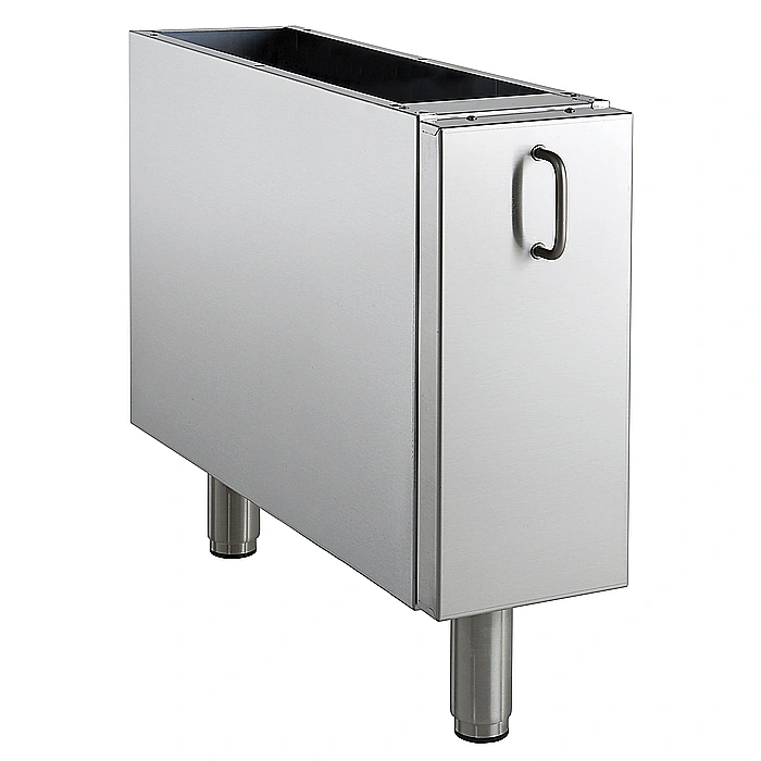 Gamma cottura modulare<br>900XP Base neutra 1/4 modulo con cassetto bottigliera