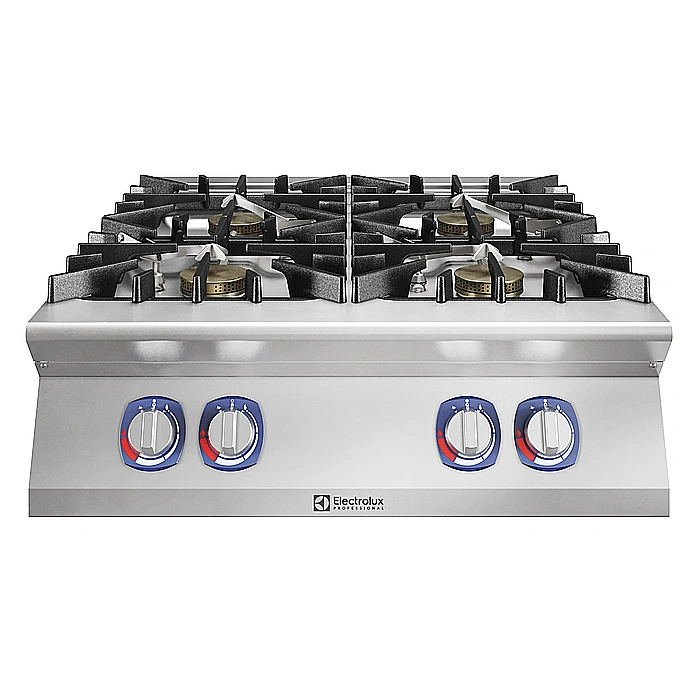 Gamma cottura modulare<br>Cucina a gas top 4 fuochi EcoFlame (4x10kw)