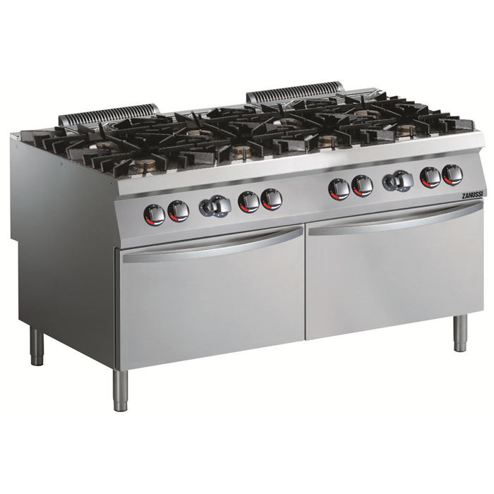 Modular Cooking Range Line<br>EVO900 8-Burner Gas Range on 2 Gas Ovens