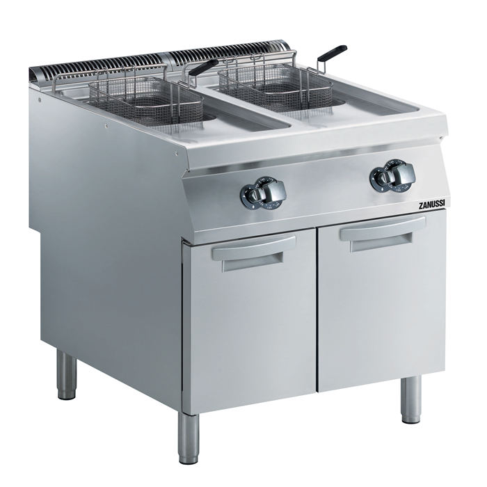 Cuisson modulaire<br>EVO900 Friteuse gaz 2x15 L + 2 paniers