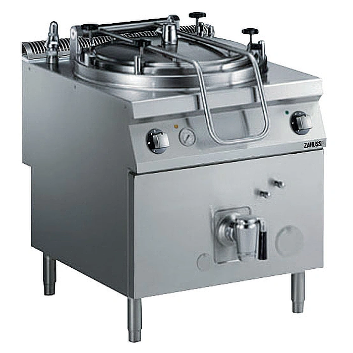 Gamma cottura modulare<br>EVO900 Pentola gas riscaldamento indiretto,100/150 lt, pressostatata, autoclave